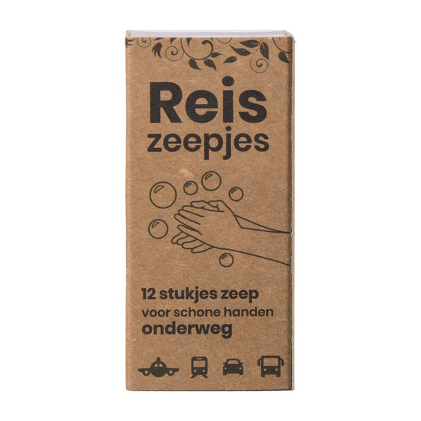 Happy Mini Reis- en Toiletzeepjes (12 stuks) - Lili's Corner