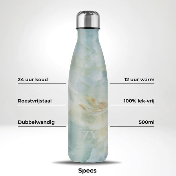 IZY Bottle - Marmer Groen - Lili's Corner