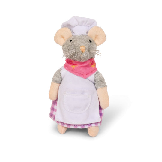 Knuffel Muis - Bakker (12 cm) - Lili's Corner